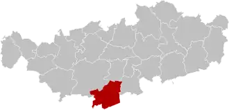 Localisation de Villers-la-Ville