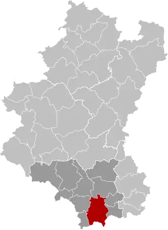 Localisation de Virton