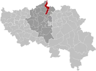 Localisation de Visé