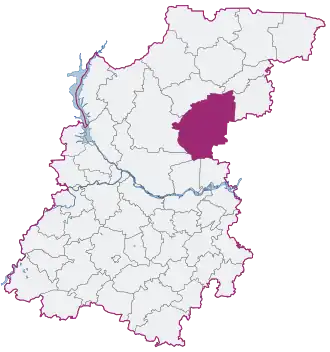 Localisation de Raïon de Voskressenskoïe