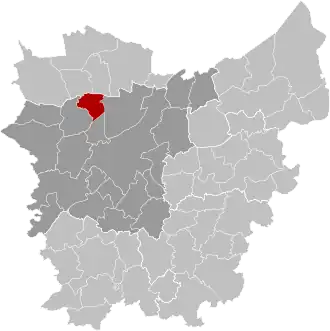 Localisation de Waarschoot