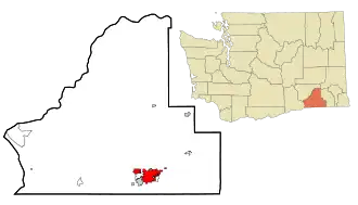 Localisation de Walla Walla