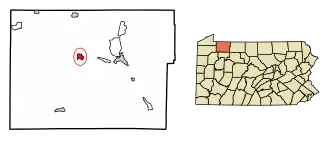 Localisation de Youngsville