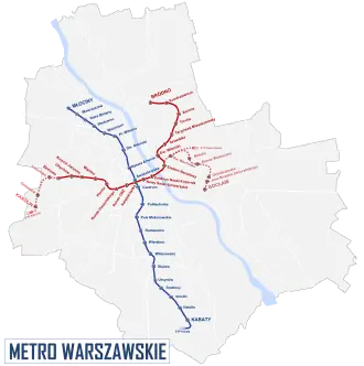 Image illustrative de l’article Ligne M2 du métro de Varsovie