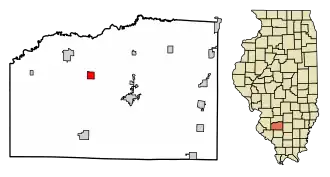 Localisation de Addieville