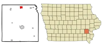 Localisation de Kalona