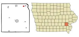 Localisation de Riverside