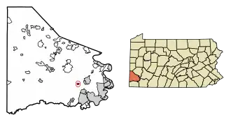 Localisation de Cokeburg