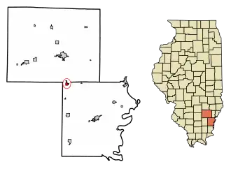 Localisation de Mill Shoals