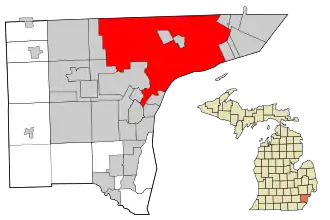 Localisation de Détroit