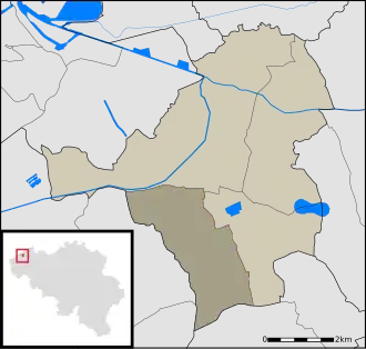 Localisation de Westkerke