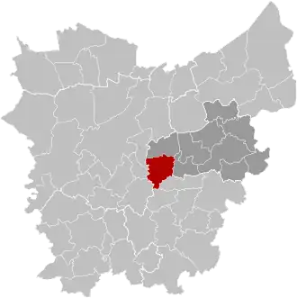 Localisation de Wetteren