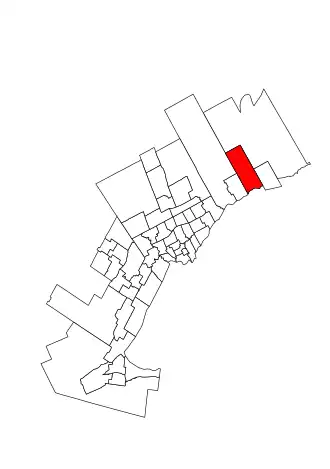 Carte de la circonscription
