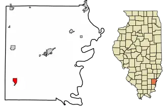 Localisation de Norris City