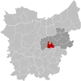 Localisation de Wichelen