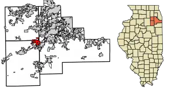 Localisation de Minooka