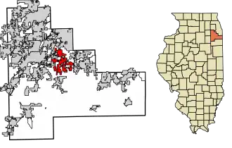 Localisation de New Lenox