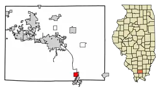 Localisation de Creal Springs