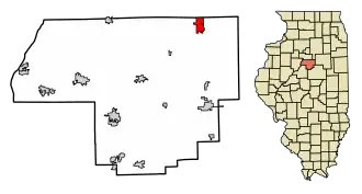 Localisation de Minonk