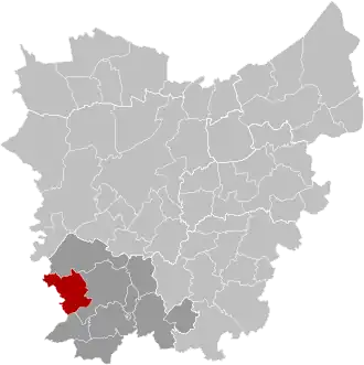 Localisation de Wortegem-Petegem