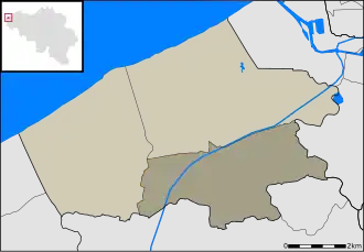 Localisation de Wulpen