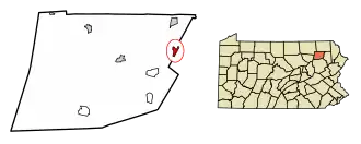 Localisation de Factoryville