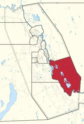 Carte de la circonscription