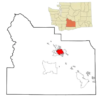 Localisation de Yakima