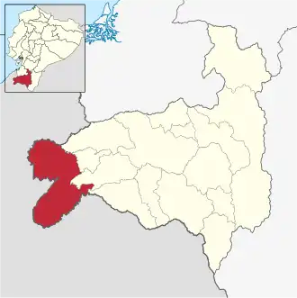 Localisation de Canton de Zapotillo
