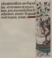 Job assailli par des démons (recto du folio 100)