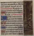 Camaïeu de Job réprimandé par ses amis (recto du folio 104)