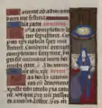 Bandeau marginal - Pentecôte (fol. 31 r.)