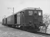 Be 4/6 avec la voiture-pilote no&nbsp;1974