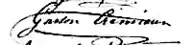 signature de Gaston Crémieux