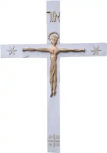 Crucifix de Lumière de Filippo Biagioli. Église de Santo Stefano, Serravalle Pistoiese, Italie
