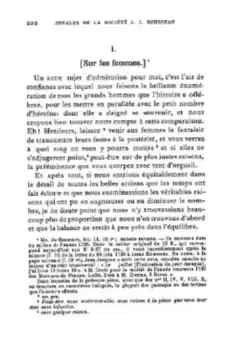 Texte de l'essai de Jean-Jacques Rousseau sur les femmes.