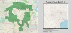 Description de l'image Texas_US_Congressional_District_18_(since_2021).tif.