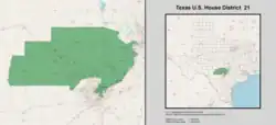 Description de l'image Texas_US_Congressional_District_21_(since_2021).tif.