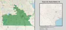 Description de l'image Texas_US_Congressional_District_30_(since_2021).tif.