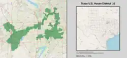 Description de l'image Texas_US_Congressional_District_33_(since_2021).tif.