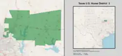 Description de l'image Texas US Congressional District 3 (since 2021).tif.