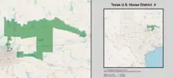 Description de l'image Texas_US_Congressional_District_4_(since_2021).tif.