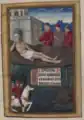 Pleine page en tête des Office des morts(recto du folio 101)