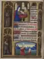 Vignette supérieure - scène de Circoncision du Christ (fol. 66 v.)