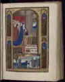 Pleine page en tête des Heures du Saint Esprit (recto du folio 32)