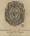 Marque d'Antoine Pillehotte (1622).