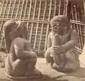 Statuettes à Gaprang (cliché du Koninklijk Instituut voor Taal-, Land- en Volkenkunde)