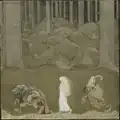 "Un soir au cœur de l'été, ils s'enfoncèrent dans la forêt avec Bianca Maria." dans L'enfant échangé, 1913