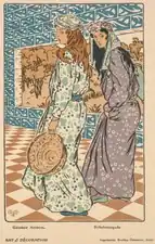 Scheherazade, lithographie pour Art et Décoration, 1901