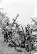 Mitrailleuse 11 sur affût DCA (1914-1918)